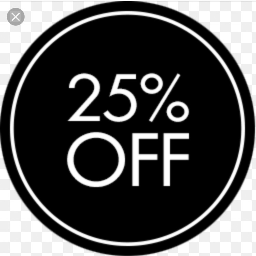 25% off when you bundle 4 or more items!!